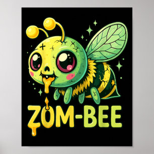 Poster Fantasias de Halloween da Baby Bee Zumbi Zom-Bee A