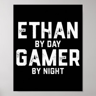 Poster Fantasias de Halloween para Homens Gamer Nomeadas