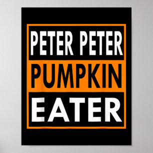 Poster Fantasias de Halloween Peter Comedor de Abóbora _1