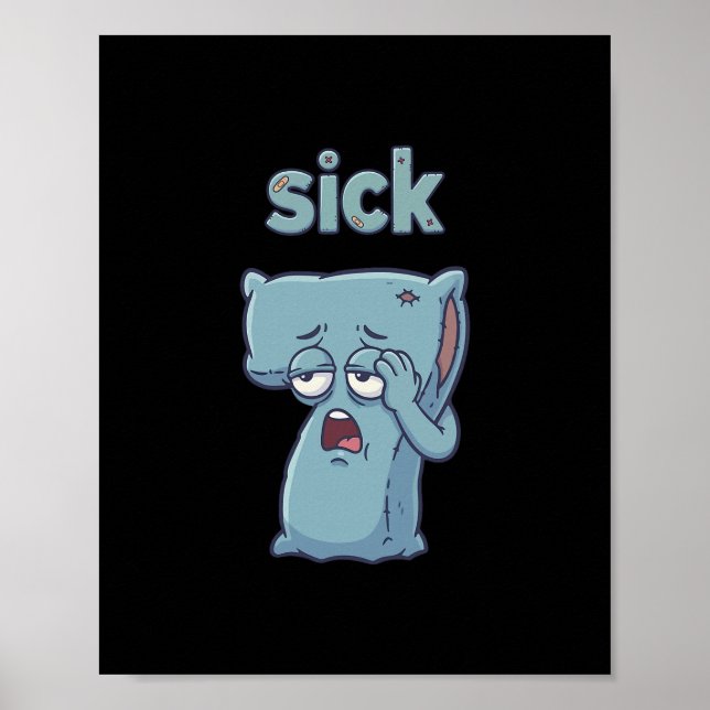 Poster Fantasias de Halloween Sick Seven 67 Six Seven  (Frente)