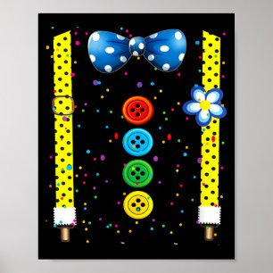 Poster Fantasias de palhaço engraçadas femininas para car