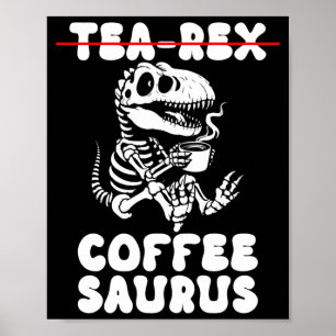 Poster Fantasioso Traje de Esqueleto de Dinossauro Goth T