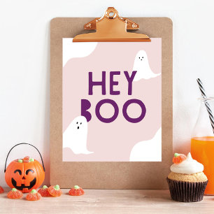 Poster Fantasma Bonita, Ei, Boo Kids Festa de Halloween