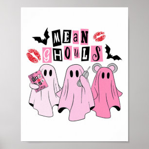 Poster Fantasma Bonito Significa Ghouls Divertidos Festa