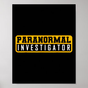 Poster Fantasma Caça Paranormal Investigador