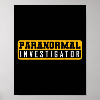 Poster Fantasma Caça Paranormal Investigador