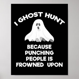 Poster Fantasma Caçando Presente Engraçado Fantasma Caçad