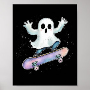 Poster Fantasma Cuja Patrulha De Dia de as Bruxas engraça