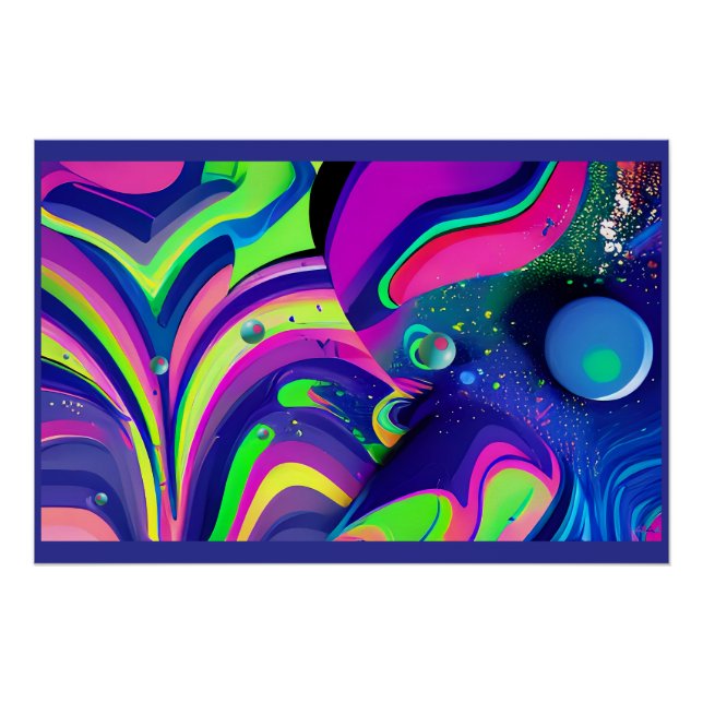 Pôster Fantasma da Dimensão Arte (Frente)