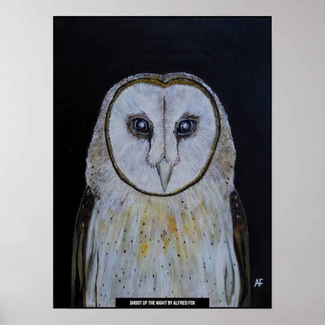 Poster Fantasma da Noite Pintura de Alfred Fox (Frente)