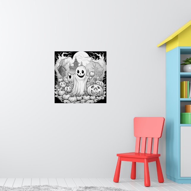 Poster Fantasma Da Pumpkin Patch Você Mesmo (Berçário 1)