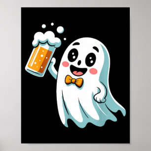 Poster Fantasma de bolso com cerveja boos e brews