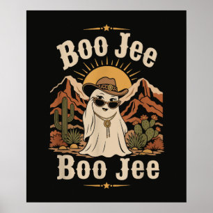 Poster Fantasma de Cowboy Boo JEE Halloween