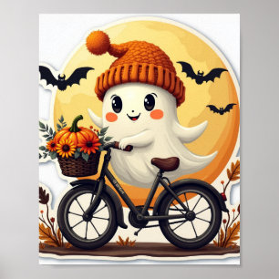 Poster Fantasma de desenho animado