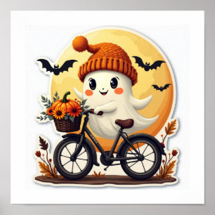 Poster Fantasma de desenho animado