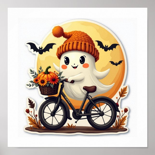 Poster Fantasma de desenho animado (Frente)