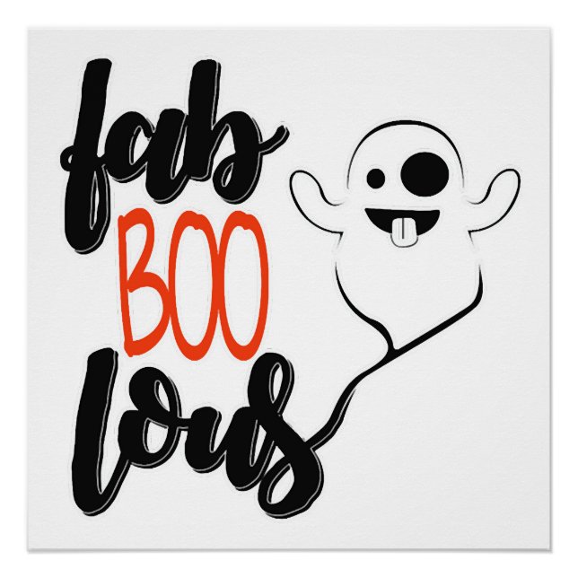 Pôster Fantasma de Halloween (Frente)