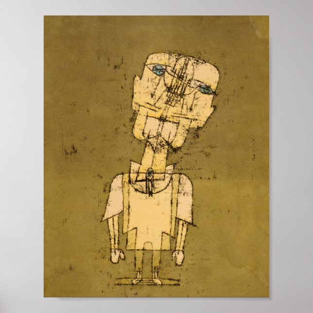 Poster Fantasma de um Gênio por Paul Klee (Frente)