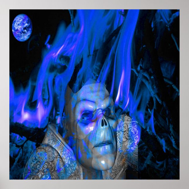 Pôster Fantasma do Espaço (Frente)