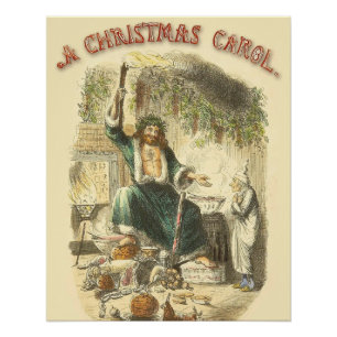 Pôster Fantasma do Natal Presente Scrooge