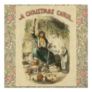 Pôster Fantasma do Natal Presente Scrooge