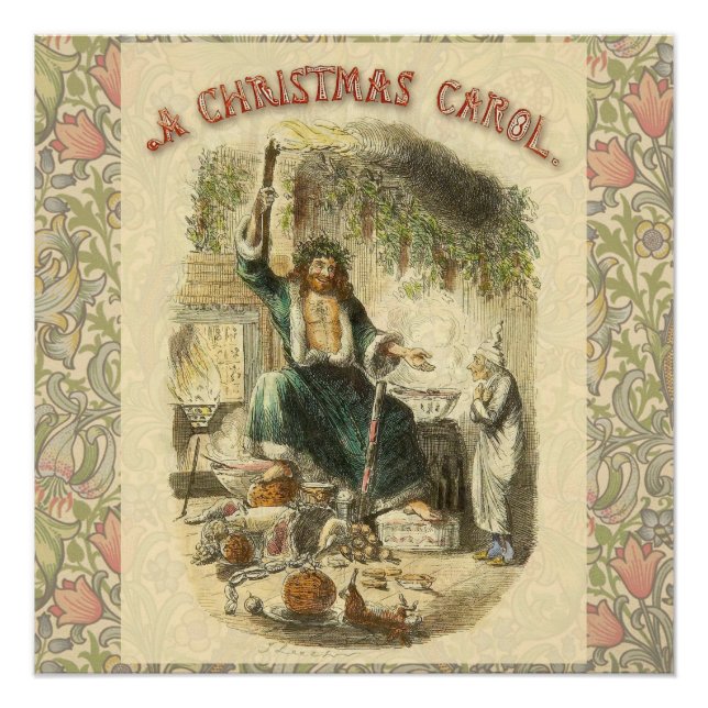 Pôster Fantasma do Natal Presente Scrooge (Frente)