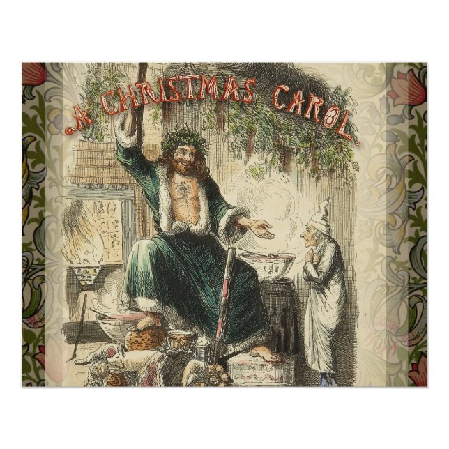 Pôster Fantasma do Natal Presente Scrooge (Frente)