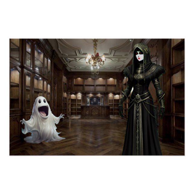 Pôster Fantasma e Ghoul (Frente)