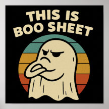 Fantasma Engraçado "Isto É Folha de Boo" Halloween