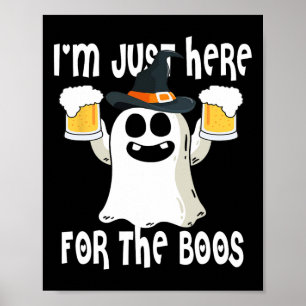 Poster Fantasma, estou aqui para Boos Halloween Cute Ghos