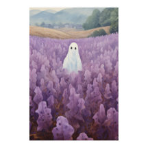 Fantasma No Campo Floral Roxo