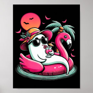 Poster Fantasma no Flamingo de Boia de Salvamento em Jant