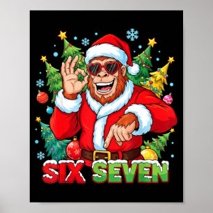 Poster Fantasmas 67 Bigfoot Seis Sete Meme Natal Fantasia