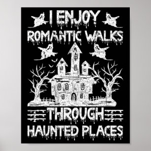 Poster Fantasmas caçando Românticos Caminha Por Um Lugar