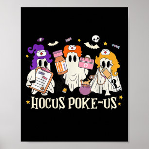 Poster Fantasmas de Halloween Enfermeira Hocus Fantasia p