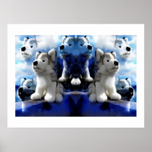 Poster Fantasmas do lobo divertem arte