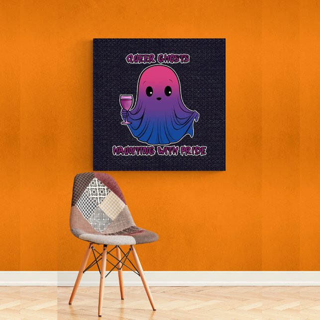Poster Fantasmas Queer, Fantasma nas Cores de Bandeiras B (Criador carregado)
