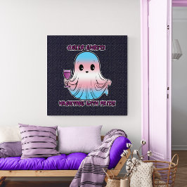 Poster Fantasmas Queer, Fantasma nas Cores de Sinalizador