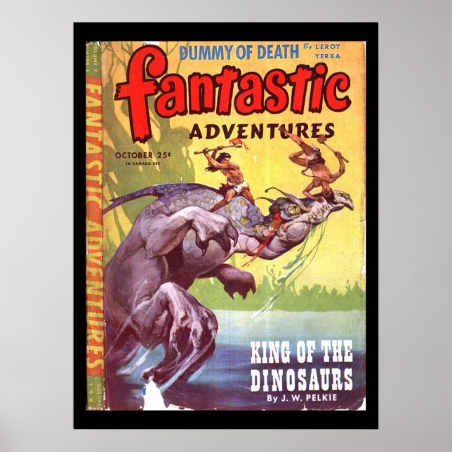 Poster Fantastic Adventures v07 n04 (Out 1945)_Pulp Art (Frente)