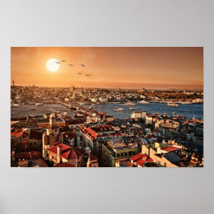 Poster fantástico de Istambul