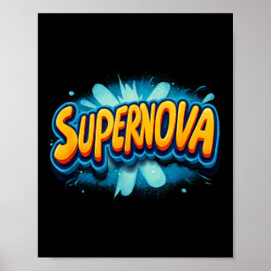 Poster Fantástico Fato de Supernova Para Meninos e Menina