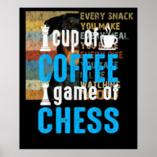 Poster Fantástico Jogo De Conselho - Xícara De Café