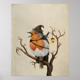 Poster Fantasy adventation robin trabalho de arte