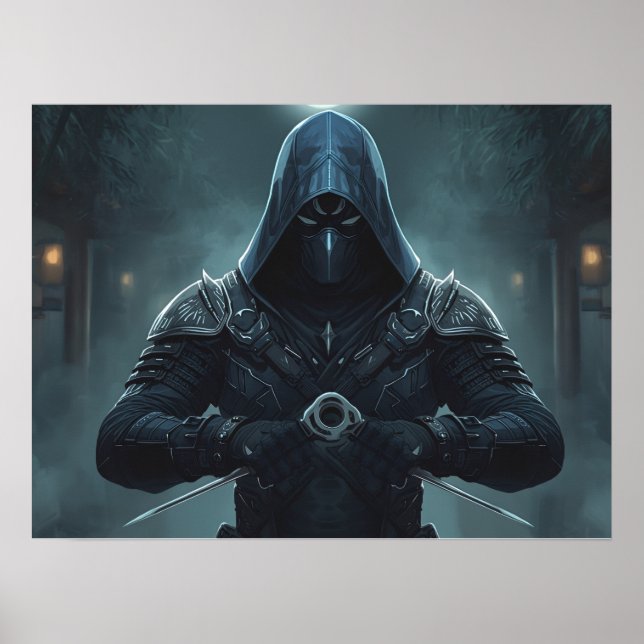 Poster Fantasy Art: “The Whisperer of Arcane Shadows” (Frente)