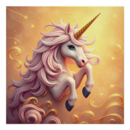 Pôster Fantasy Art Unicorn
