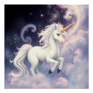 Pôster Fantasy Art Unicorn