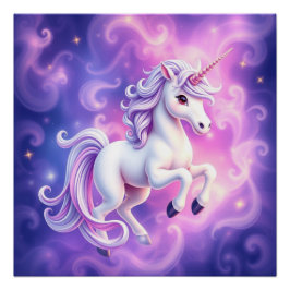Pôster Fantasy Art Unicorn