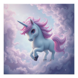 Pôster Fantasy Art Unicorn