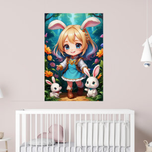 Poster Fantasy Belo Coelho Bonito