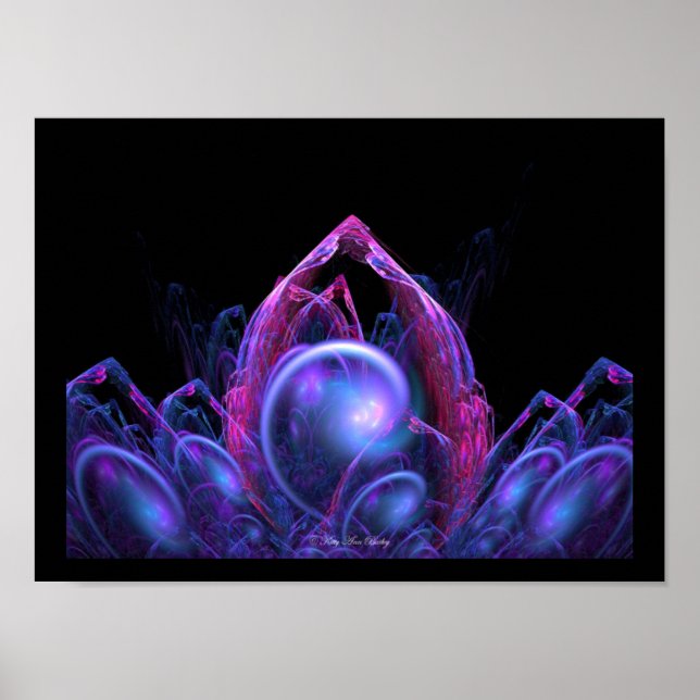 Poster Fantasy Castle Fractal por Gatinho Ann (Frente)